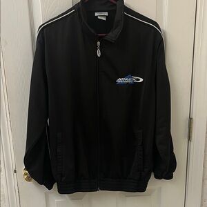 Athletic Works Men's Black Windbreaker Jacket